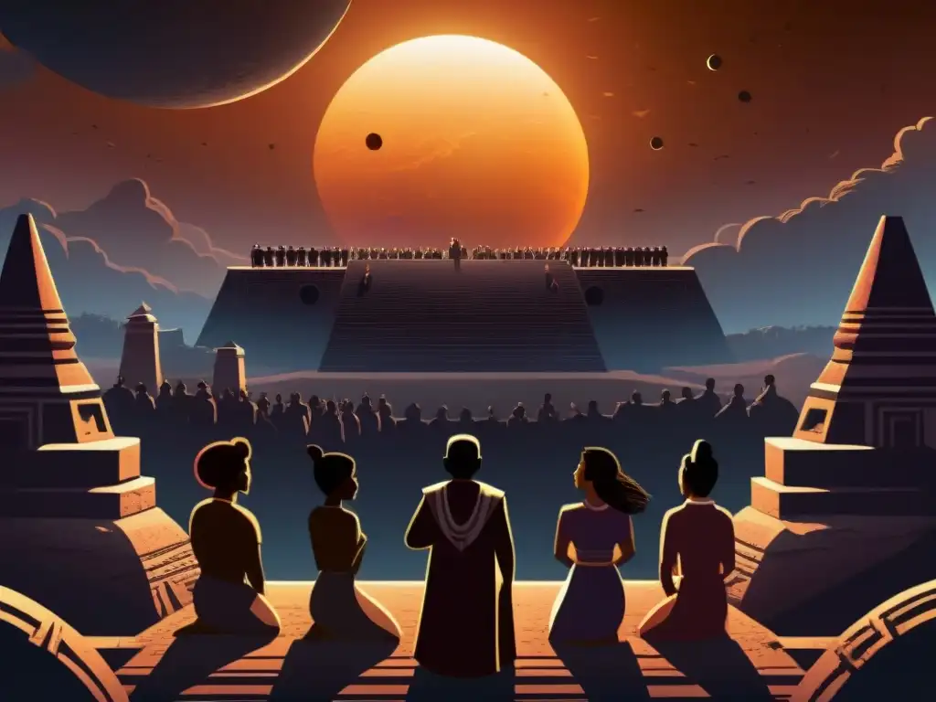 Antigua civilización maravillada por eclipse solar Antigua civilización maravillada por eclipse solar