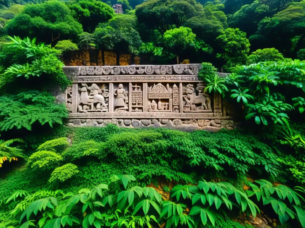 Misteriosas ruinas Zapotecas entre la jungla Antiguos códigos escritura Zapoteca entre la exuberante selva, misteriosa y por descifrar