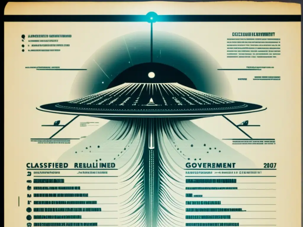 Documento secreto: misteriosos símbolos alienígenas y UAP Detallado documento oficial ovnis desclasificados con símbolos alienígenas y diagramas misteriosos