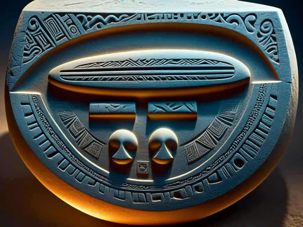 Detalle de artefacto megalítico: precisión inexplicable en las ruinas de Micenas