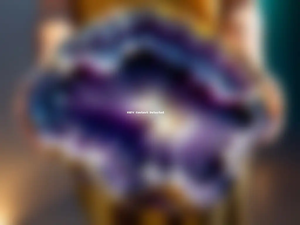 Amatista cruda: belleza y misticismo cristalino Detalle fascinante de una geoda de amatista cruda, con patrones intrincados y colores vibrantes