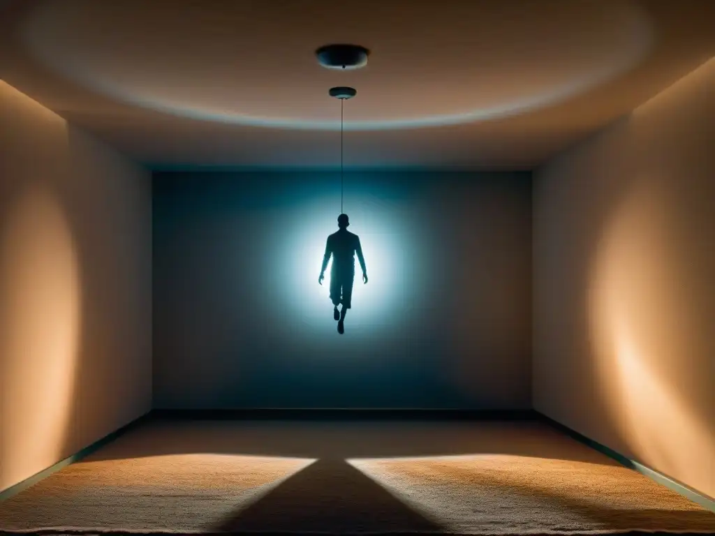 Escena misteriosa de entidades interdimensionales en fenómenos paranormales