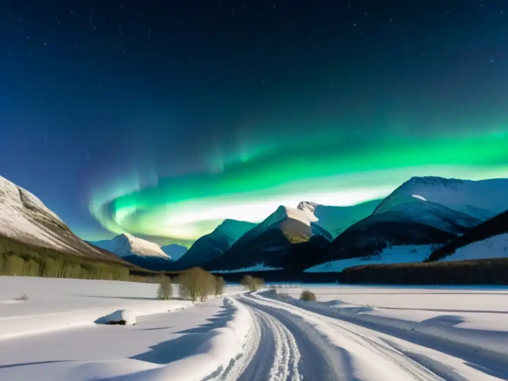 Misteriosas luces celestiales en el valle de Hessdalen, Noruega Un espectáculo celestial: luces de Hessdalen revelan sus misterios en el valle de Noruega