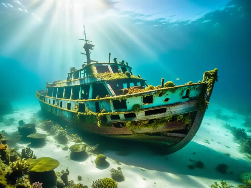 Épico naufragio en el Triángulo de las Bermudas Exploración fascinante de un naufragio en el Triángulo de las Bermudas