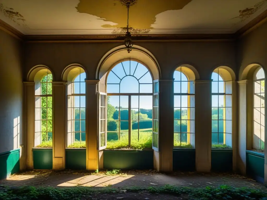 Imponente mansión abandonada y cubierta de vegetación en las afueras de Nantes