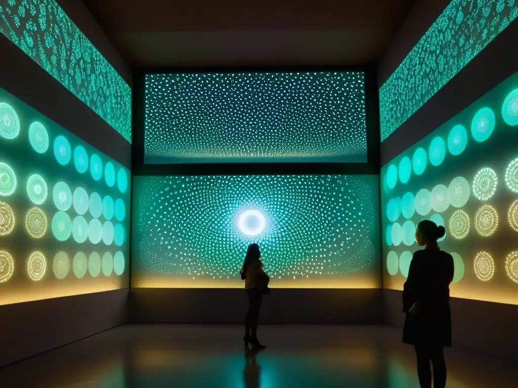 Descubre el arte oculto: instalación digital inspirada en El Bosco Instalación de arte digital inspirada en 'El Jardín de las Delicias' de El Bosco, con mensaje oculto