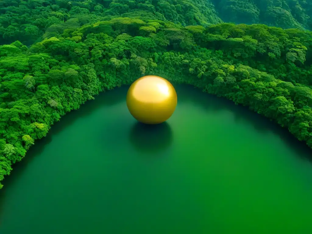 Esferas de piedra ancestrales en la exuberante selva de Costa Rica Majestuosas esferas de piedra gigantes en la exuberante selva costarricense, con un aura de enigma ancestral
