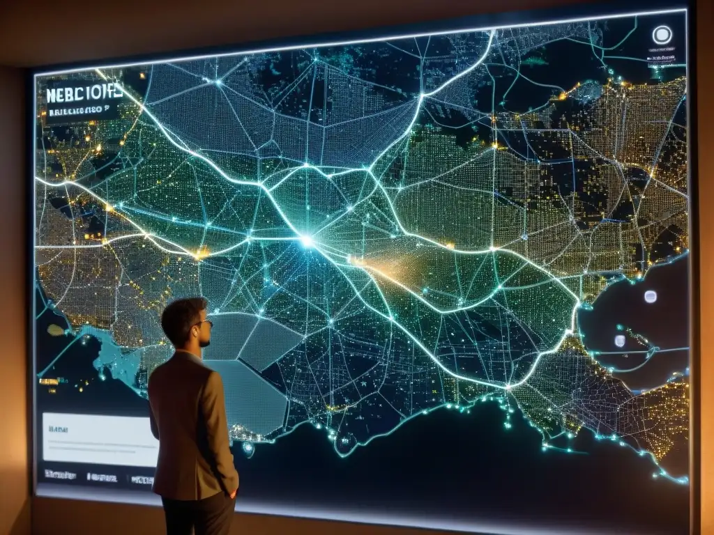 Mapa digital de leyendas urbanas: intriga y misterio Mapa digital de leyendas urbanas con rastreo, apps y misterio
