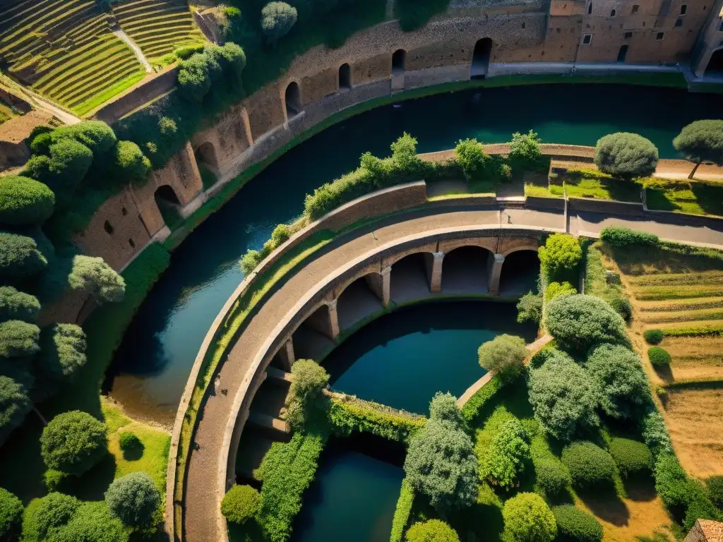 Explora las maravillas ingenieriles de las ciudades subterráneas romanas con sus intrincados túneles de piedra iluminados