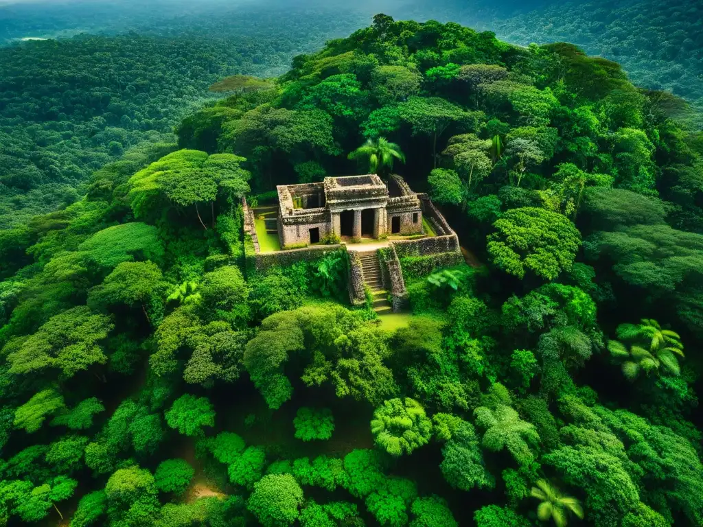 Descubre los misterios antiguos de estructuras subterráneas en ruinas ocultas bajo la densa jungla