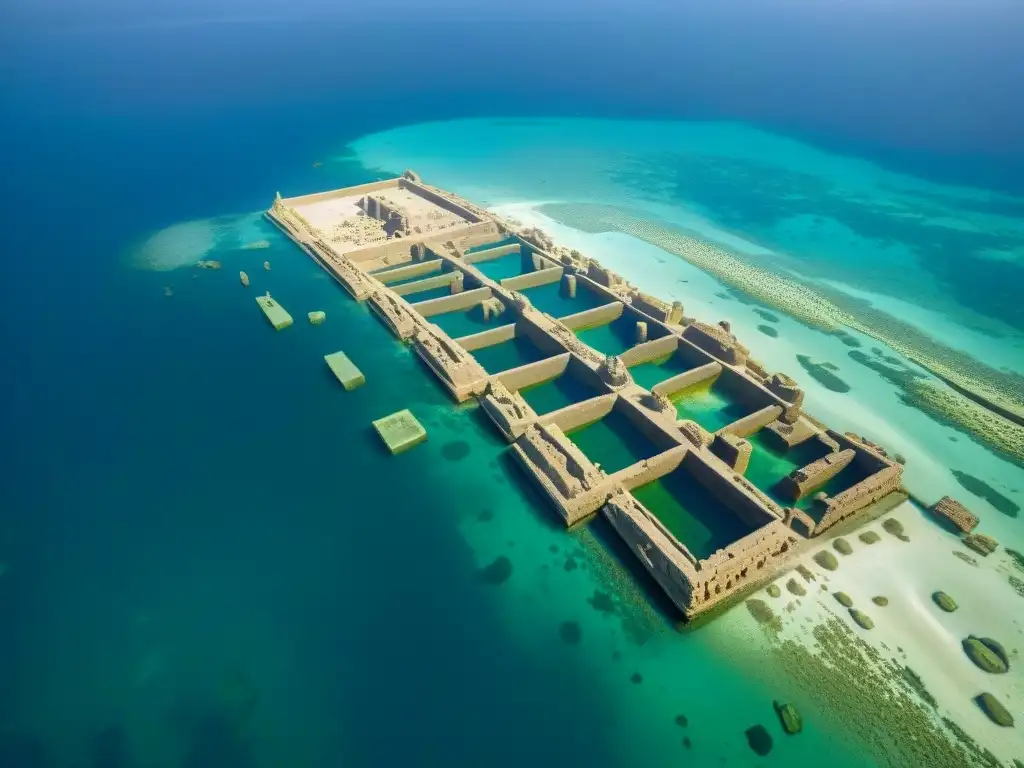 Ruinas sumergidas de Heracleion: Misterios bajo el mar Descubre la misteriosa Atlántida egipcia en la ciudad perdida de Heracleion sumergida bajo el agua