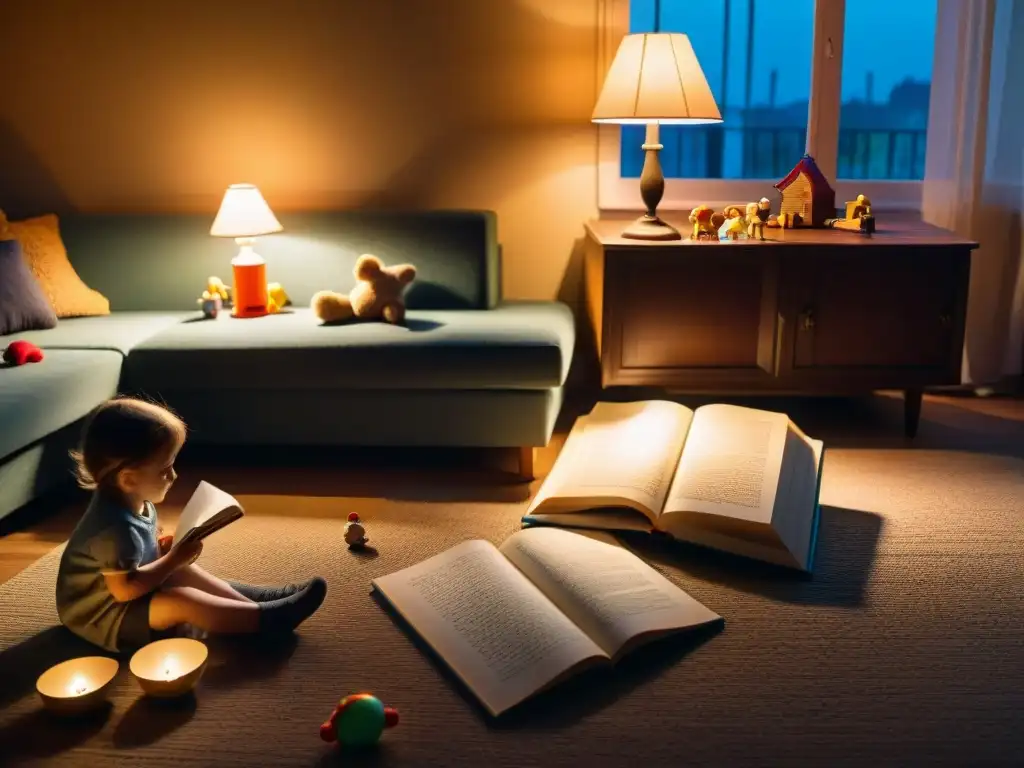 Una misteriosa desaparición familiar en Nantes: sala de estar con juguetes esparcidos, comida a medias y libro abandonado