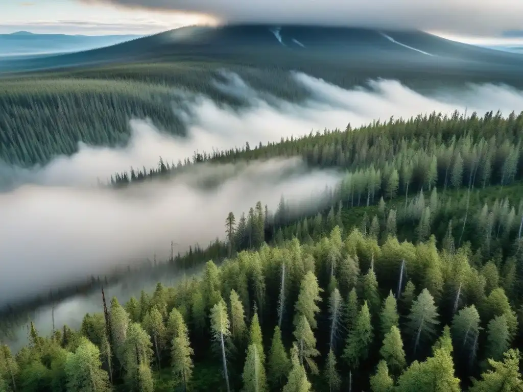 Misteriosa devastación en la taiga siberiana de Tunguska Misteriosa explosión en la tecnología desconocida de Tunguska, bosque siberiano devastado