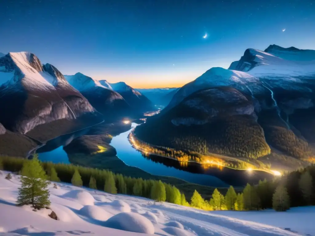 Misteriosas luces de Hessdalen: danza celestial sobre Noruega Misteriosas luces de Hessdalen revelan la noche mágica en Noruega