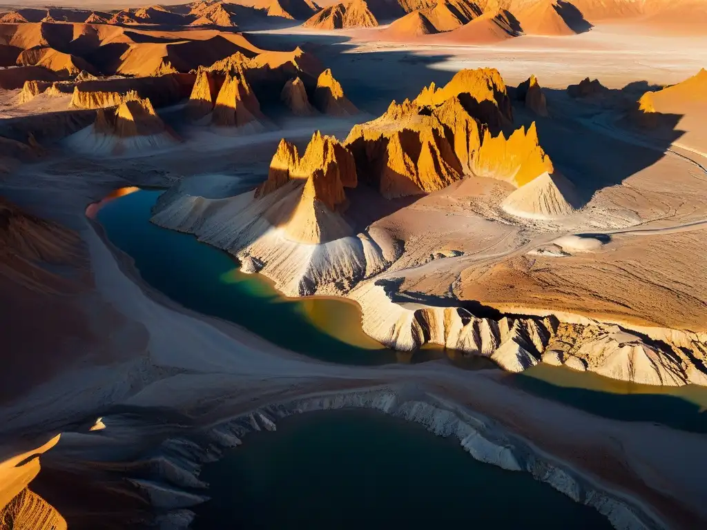 Misterioso atardecer en el Valle de la Luna Chile, con su paisaje único y enigmático