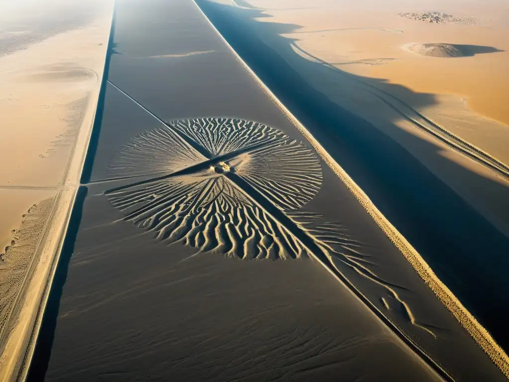 Misteriosas Líneas de Nazca: Geoglifos en el Desierto de Perú Misteriosos geoglifos de las Líneas de Nazca en Perú, revelando enigmas ancestrales en el desierto