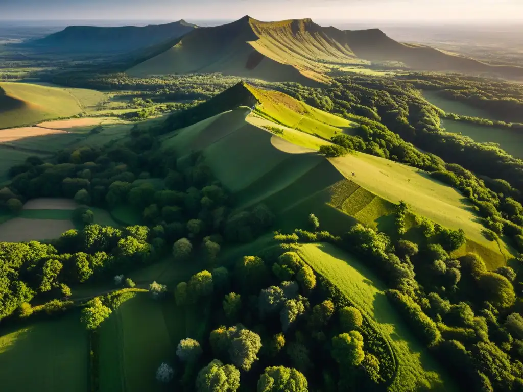 Misterios ancestrales: paisaje remoto revela antiguos entierros Un paisaje misterioso con patrones antiguos en la tierra