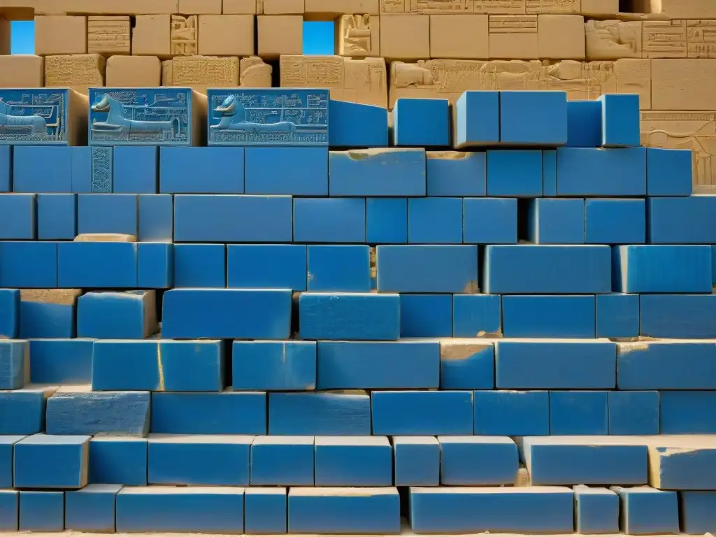 La majestuosidad de Babilonia: La Puerta de Ishtar en detalle Los secretos antiguos de Babilonia se revelan en la magnífica Puerta de Ishtar, con sus ladrillos azules y relieves de dragones y toros