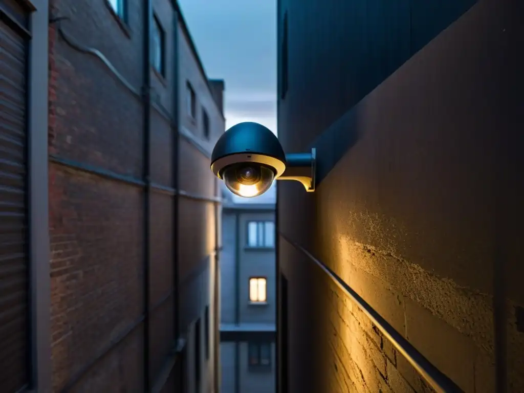 Vigilancia misteriosa: sombras y secretos en el callejón Vigilancia en calle misteriosa, captando evidencias fotográficas fenómeno FANI